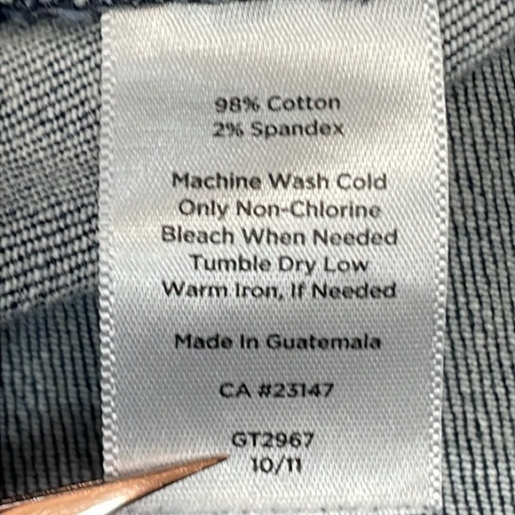 Talbots Curvy Slim Ankle Denim Jeans 10/30 - Picture 12 of 15